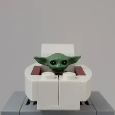 LEGO Star Wars |  Din Grogu The Child Baby Yoda Minifigure sw1113 in Hover Pram