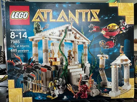 LEGO 7985, Atlantis City of Atlantis, New and Factory Sealed Box Set