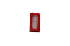 Lego® TRAIN Railway 9V 12V RC Window with Glas 2x3 SMALL RED