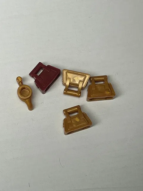 Lot Of LEGO Friends Accessories Purses And Pot Gold Red