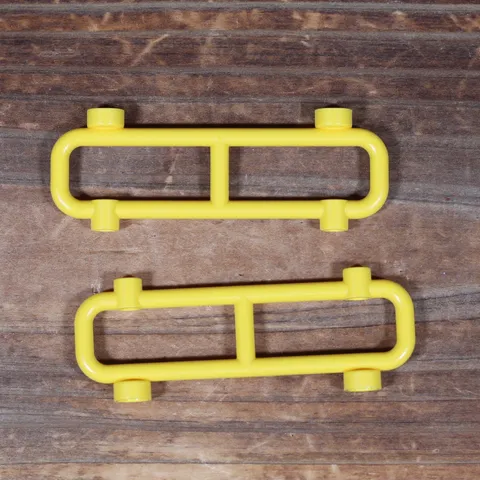 LEGO 2486 Yellow Bar 1 x 8 x 2 Fence Railing Ladder Qty 2 Pieces