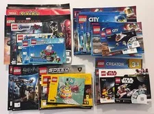 Huge Lot Of Lego Instruction Manuals - Star Wars, Harry Potter, City, & More