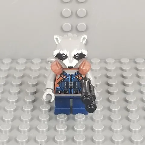 Lego Rocket Raccoon Minifigure 76079 76102 sh384 Marvel Super Heroes
