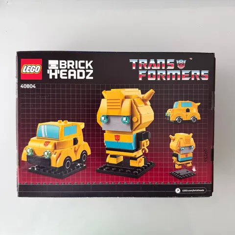 Lego BrickHeadz Transformers Bumblebee Building Set 40804
