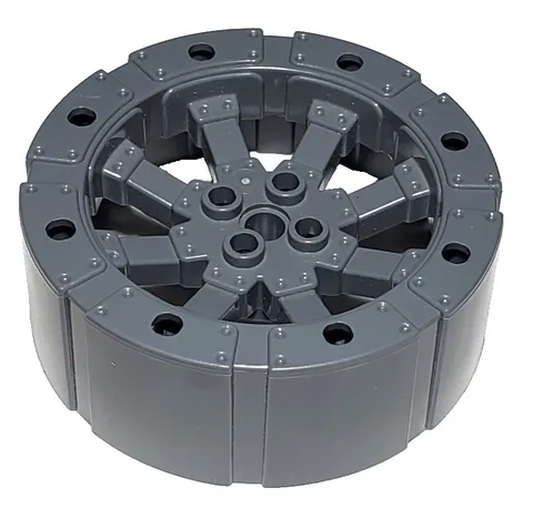 Dark Bluish Gray Lego 55817 Viking Wagon Wheel 12 Holes 55mm D