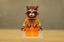 LEGO Minifigure Rocket Raccoon SH0858 76243 Marvel Avengers Mech Armor