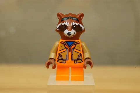 LEGO Minifigure Rocket Raccoon SH0858 76243 Marvel Avengers Mech Armor