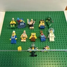 LEGO SpongeBob SquarePants Minifigure Lot w/ Accessories SpongeBob Patrick. Rare