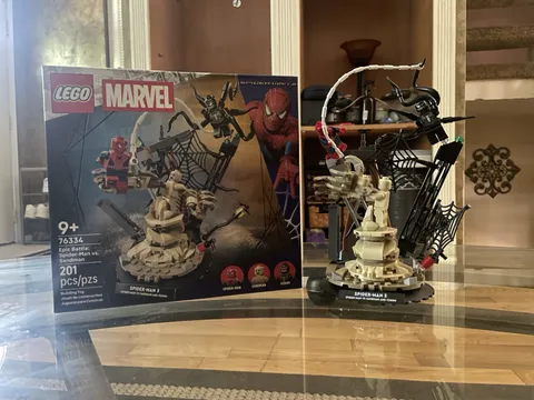 Lego Marvel: Epic Battle: Spider-Man vs. Sandman  #76334 OPEN BOX COMPLETE SET