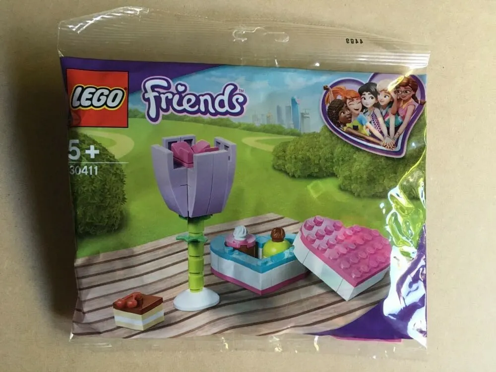 ~ LEGO Friends 30411 Chocolate Box & Flower Polybag ~