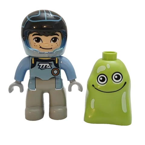 LEGO DUPLO Tomorrowland Blopp & Miles Minifigure Lot Space Adventure Figures