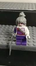 Lego Ninjago Pixal Minifigure (P.I.X.A.L) Rebooted  70724 Rare Gray Hair
