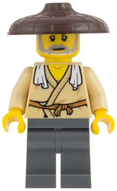 LEGO® Minifig hol420 - Farmer - Tan Vest