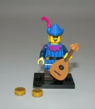 LEGO Series 22 Troubadour singer guitar New taken out of package minifigure CMF