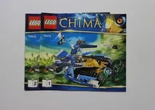 LEGO® LEGENDS OF CHIMA 70013 Equila's Ultra Striker Instruction Manuals Only!