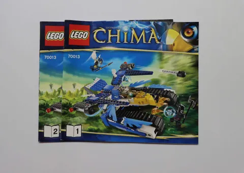 LEGO® LEGENDS OF CHIMA 70013 Equila's Ultra Striker Instruction Manuals Only!