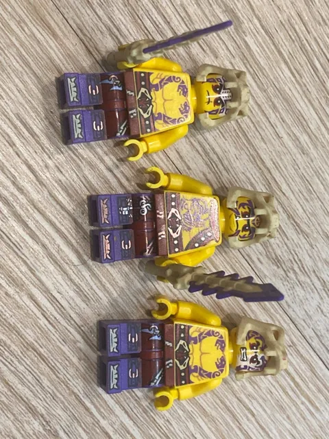 Lego Ninjago Anacondrai Cultists Minifigur lot of 3 Figures army builder