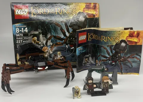 LEGO The Lord of The Rings: Shelob Attacks (9470) Used Complete