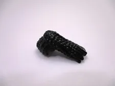 LEGO Black Long Hair with Braided Ponytail Female Minifigure Hair Piece Part