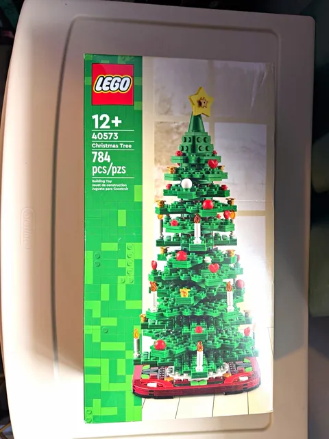 LEGO Iconic Christmas Tree 40573 2-in-1 Building Set, 784 Pieces, 12+