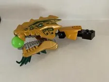 Lego Ninjago Golden Dragon Head Parts 70503 93071pb03 93072pb05 + Green Ball