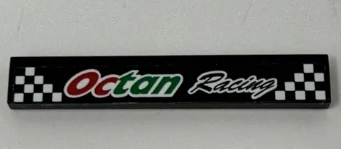 LEGO 1x6 Decorated Tile Octan Racing