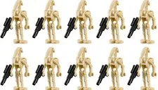 LEGO Star Wars B1 Battle Droid Minifigure LOT of 10 with Blasters GENUINE NEW