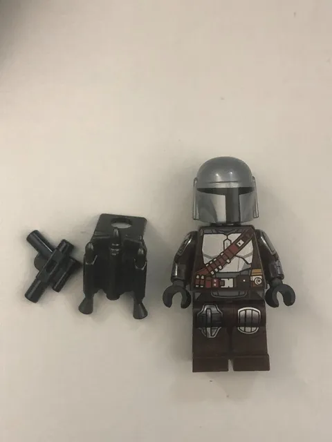 LEGO Star Wars Mandalorian Din Djardin Minifigure Beskar & Jet Pack 75299 75312