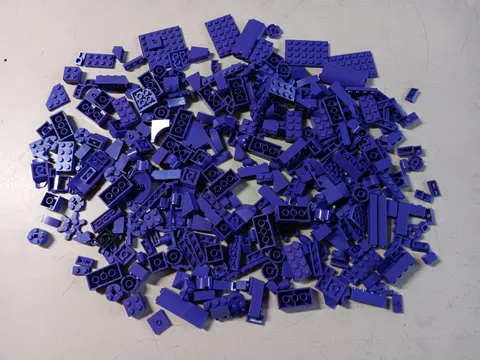 LEGO BULK LOT 400 DARK PURPLE BRICKS PLATES SLOPES & SPECIALTY PIECES