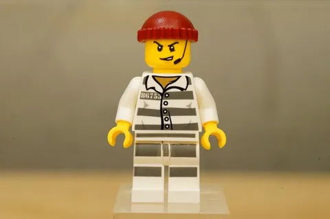 Lego Minifigure Sky Police City Jail Prisoner cty0988 Prisoner Number 86753