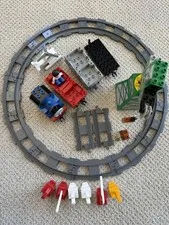 Lego Duplo Thomas & Friends Train Lot With Track Cranky Harold  extra Cars