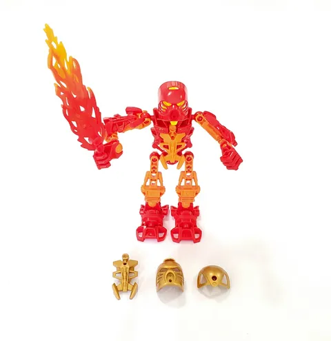 Lego Bionicle 7116 Stars Tahu 100% Complete w/ Gold Mask Armor Set