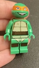 LEGO TMNT Teenage Mutant Ninja Turtles Michaelangelo Grin Minifig