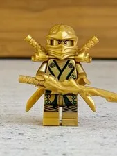 Lego Lloyd Minifigure Golden Ninja Ninjago Final Battle 70505 njo0073 (read)