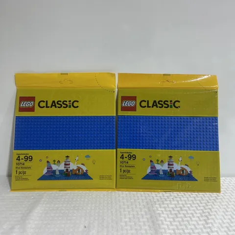 LEGO CLASSIC: Blue Baseplate (10714) -2 PackS NEW SEALED