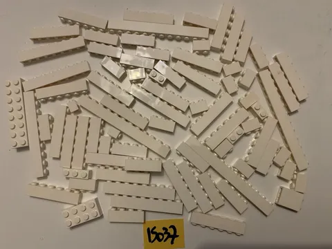 Lego White Brick Parts Lot