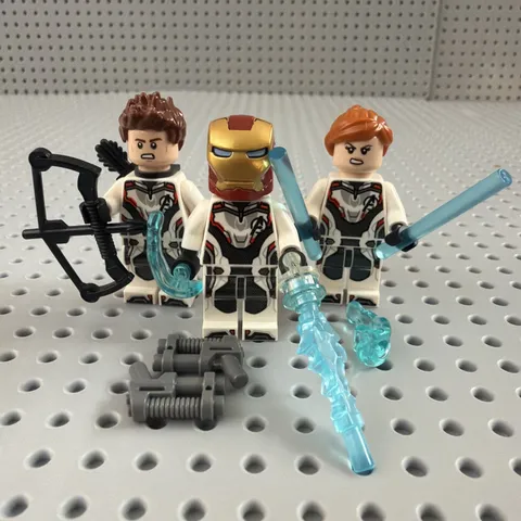 LEGO Avengers Endgame Minifigures Lot - Iron Man Stark Hawkeye Black Widow