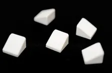 5 LEGO White 1x1 Slope 30° angle brick roof cheese slope 1x1x2/3 54200 4504369