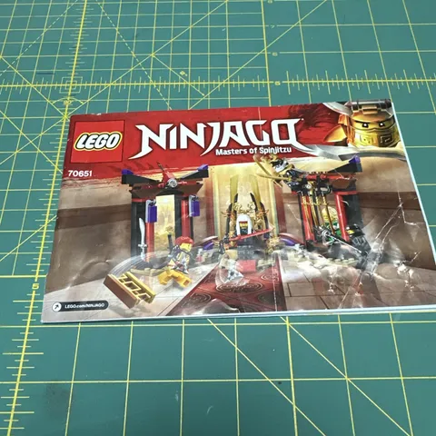 Lego Ninjago 70651 Manual Only