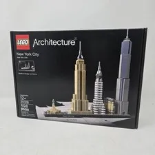 LEGO Architecture New York City 21028 598 Pieces Complete Set