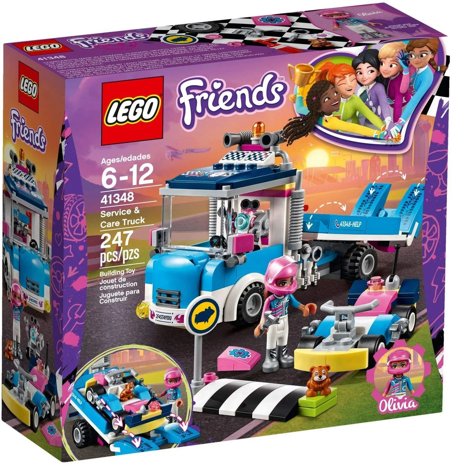 Lego Friends Heartlake Grand Prix Rescue Car 41348_