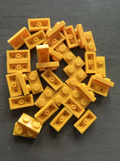 LEGO 3023 Bright Light Orange Plate 1 x 2 - 37 Pieces