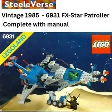 LEGO Vintage Classic Space FX Star Patroller 6931 - 100% Complete  1985