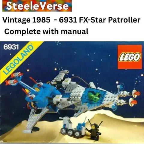 LEGO Vintage Classic Space FX Star Patroller 6931 - 100% Complete  1985