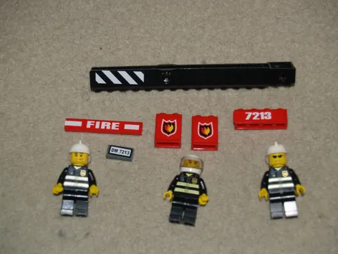 Lego City Off Road Fire Truck 7213 - replacement cty0167 cty0093 cty0062 +