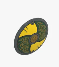 Lego Minifigure, Shield Circular / Round Convex Face 75902pb29 New