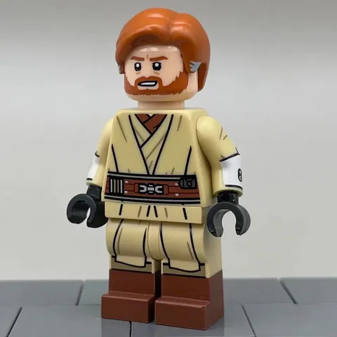 LEGO Star Wars Light Custom LC The Trolling Master Obi Wan Kenobi Minifigure NEW
