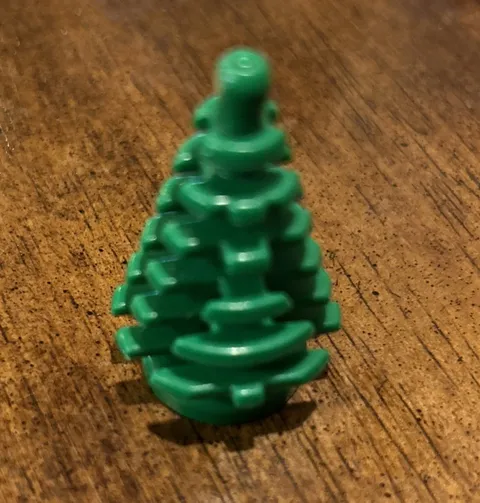 LEGO Green Pine Tree Plant Small 2x2x4 Christmas Castle Part 2435 D816
