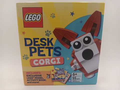 LEGO Desk Pets Corgi 5010353 Craft Kit with Build and Softcover Book -SHIPS Fast