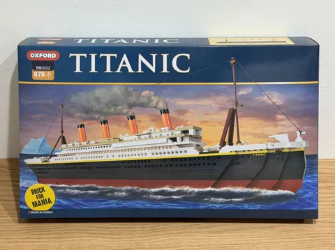OXFORD Brick Mania Titanic BM3522 Ocean Liner Model Kit Toy 878pcs Korean Block